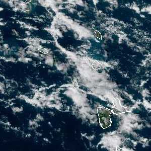 météo tropicale : Image satellite .