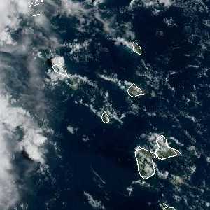 météo tropicale : Image satellite .