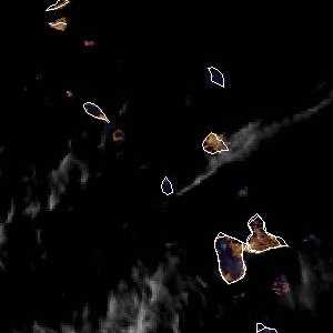 météo tropicale : Image satellite .