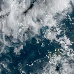 météo tropicale : Image satellite .