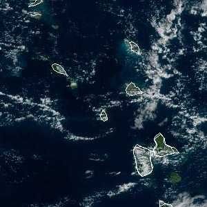 météo tropicale : Image satellite .