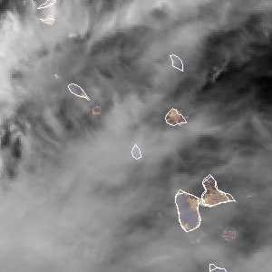 météo tropicale : Image satellite .