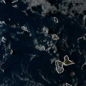 météo tropicale : Image satellite .