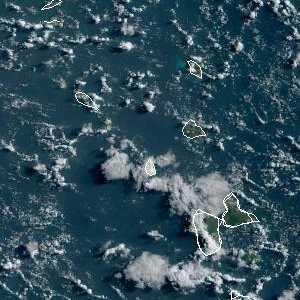 météo tropicale : Image satellite .