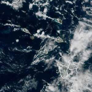 météo tropicale : Image satellite .