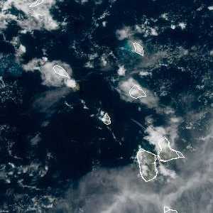 météo tropicale : Image satellite .