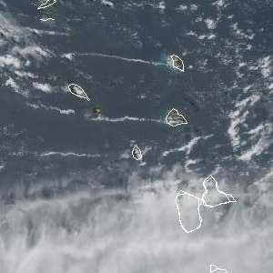 météo tropicale : Image satellite .