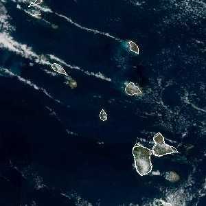 météo tropicale : Image satellite .