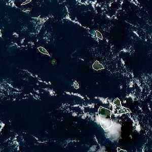 météo tropicale : Image satellite .