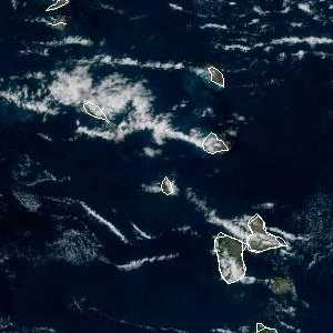 météo tropicale : Image satellite .