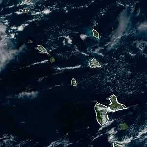 météo tropicale : Image satellite .