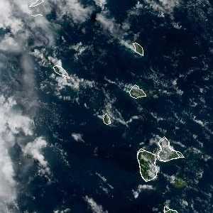 météo tropicale : Image satellite .