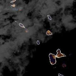 météo tropicale : Image satellite .