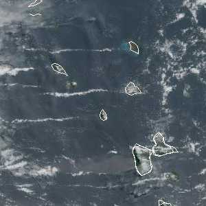 météo tropicale : Image satellite .