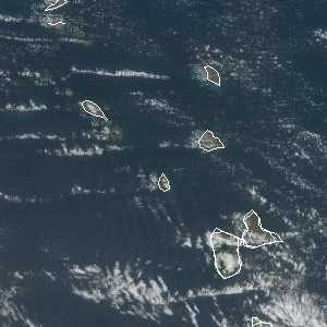 météo tropicale : Image satellite .