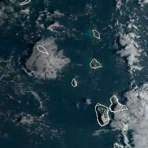 météo tropicale : Image satellite .