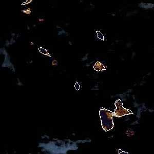 météo tropicale : Image satellite .