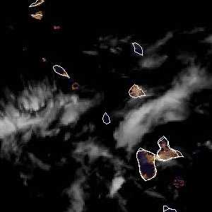 météo tropicale : Image satellite .