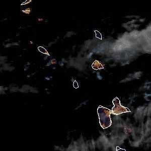 météo tropicale : Image satellite .