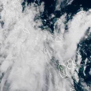 météo tropicale : Image satellite .