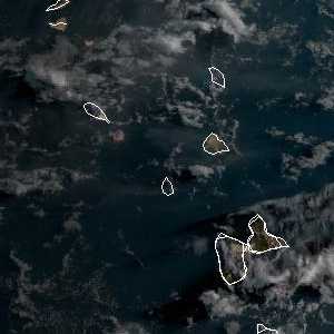 météo tropicale : Image satellite .