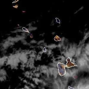 météo tropicale : Image satellite .