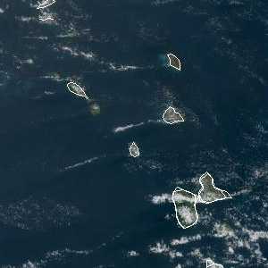météo tropicale : Image satellite .