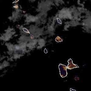 météo tropicale : Image satellite .