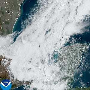 météo tropicale : Image satellite .