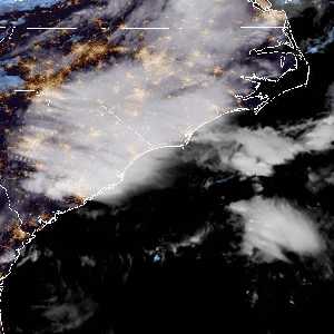 météo tropicale : Image satellite .