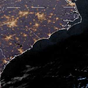météo tropicale : Image satellite .