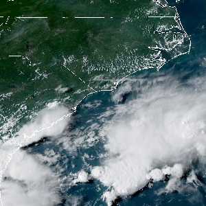 météo tropicale : Image satellite .