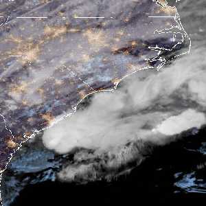 météo tropicale : Image satellite .