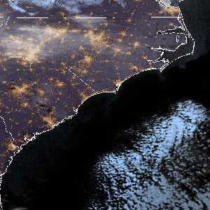 météo tropicale : Image satellite .