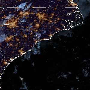 météo tropicale : Image satellite .