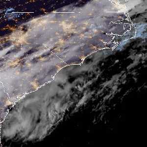 météo tropicale : Image satellite .
