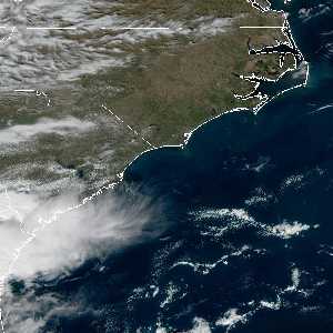 météo tropicale : Image satellite .