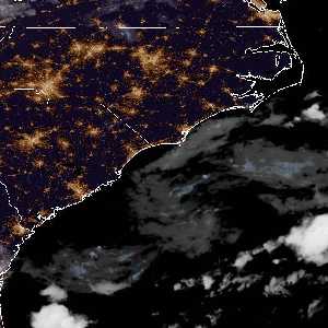 météo tropicale : Image satellite .