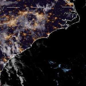 météo tropicale : Image satellite .