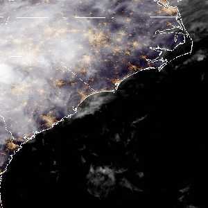 météo tropicale : Image satellite .