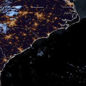 météo tropicale : Image satellite .