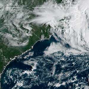 météo tropicale : Image satellite .