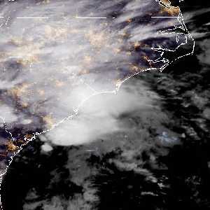 météo tropicale : Image satellite .