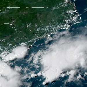 météo tropicale : Image satellite .