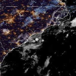 météo tropicale : Image satellite .