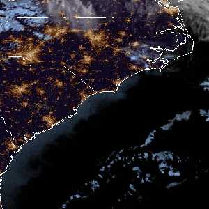 météo tropicale : Image satellite .