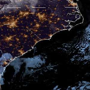 météo tropicale : Image satellite .