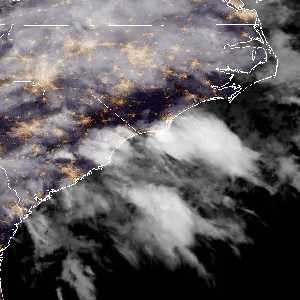 météo tropicale : Image satellite .