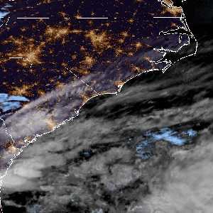 météo tropicale : Image satellite .