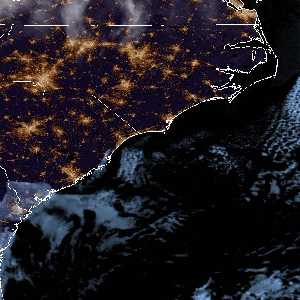 météo tropicale : Image satellite .